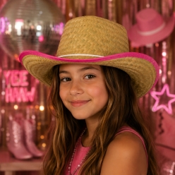 Child's Cowgirl Straw Hat